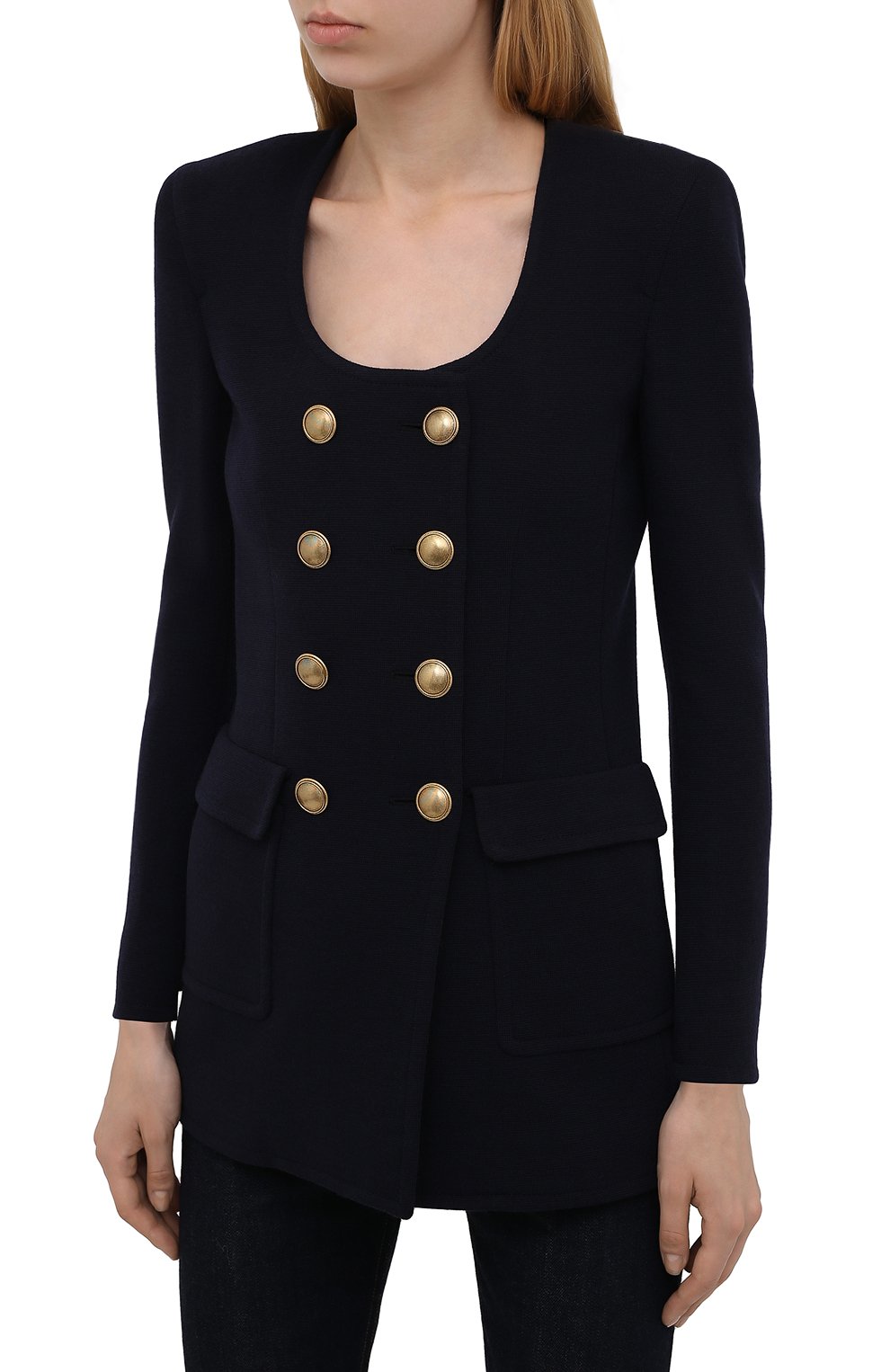 Шерстяной жакет SAINT LAURENT, арт. 660054/Y288V, фото 3