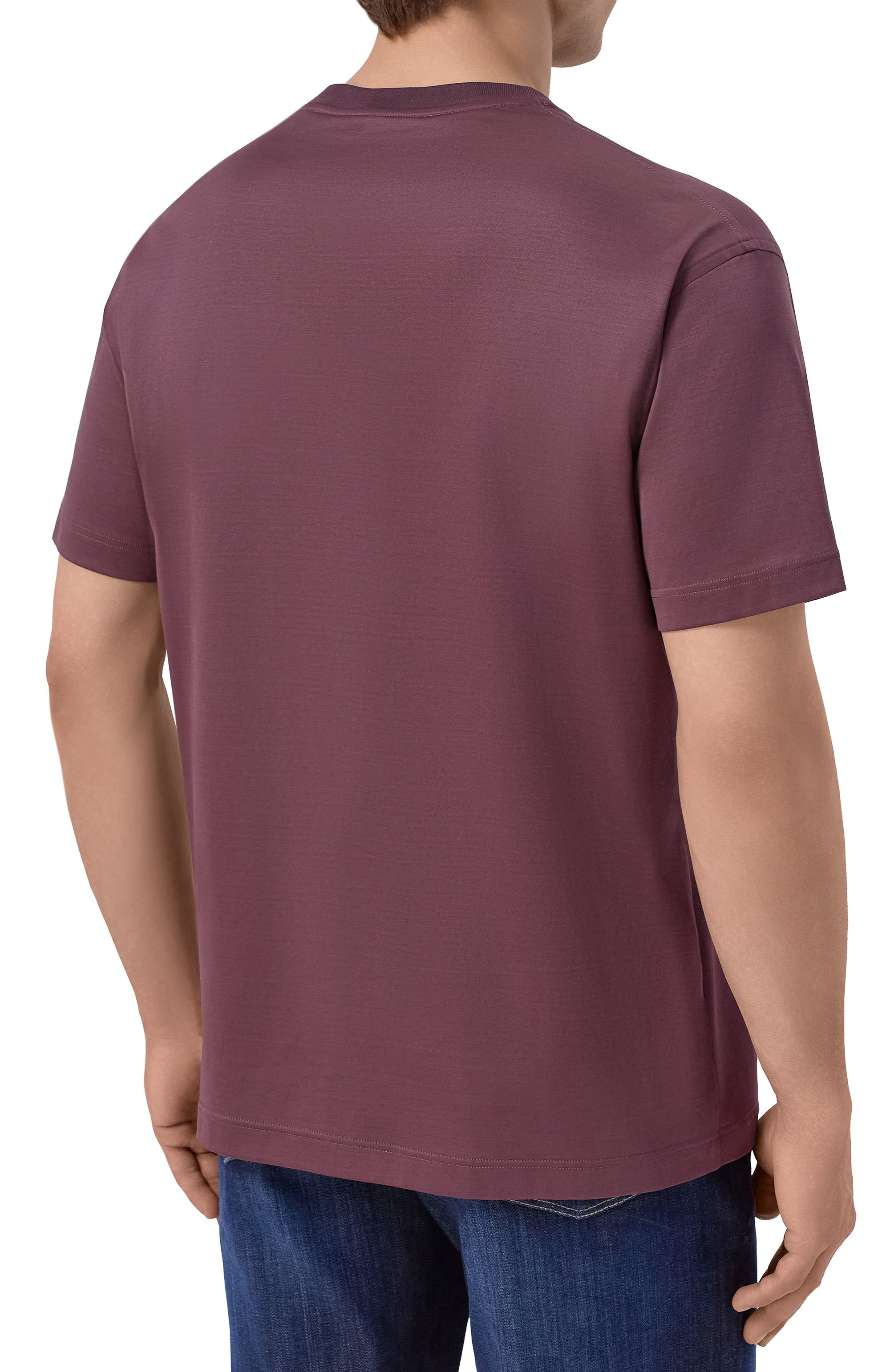 Хлопковая футболка ZILLI, арт. TSR02AM0100VLE000, фото 4