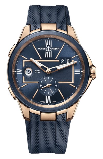 Мужские часы executive dual time ULYSSE NARDIN, арт. 242-20-3/43