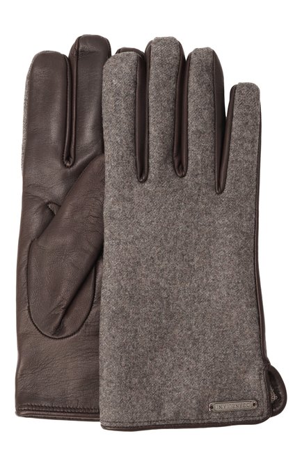 Мужские комбинированные перчатки CORNELIANI, арт. 26Q318-2620584