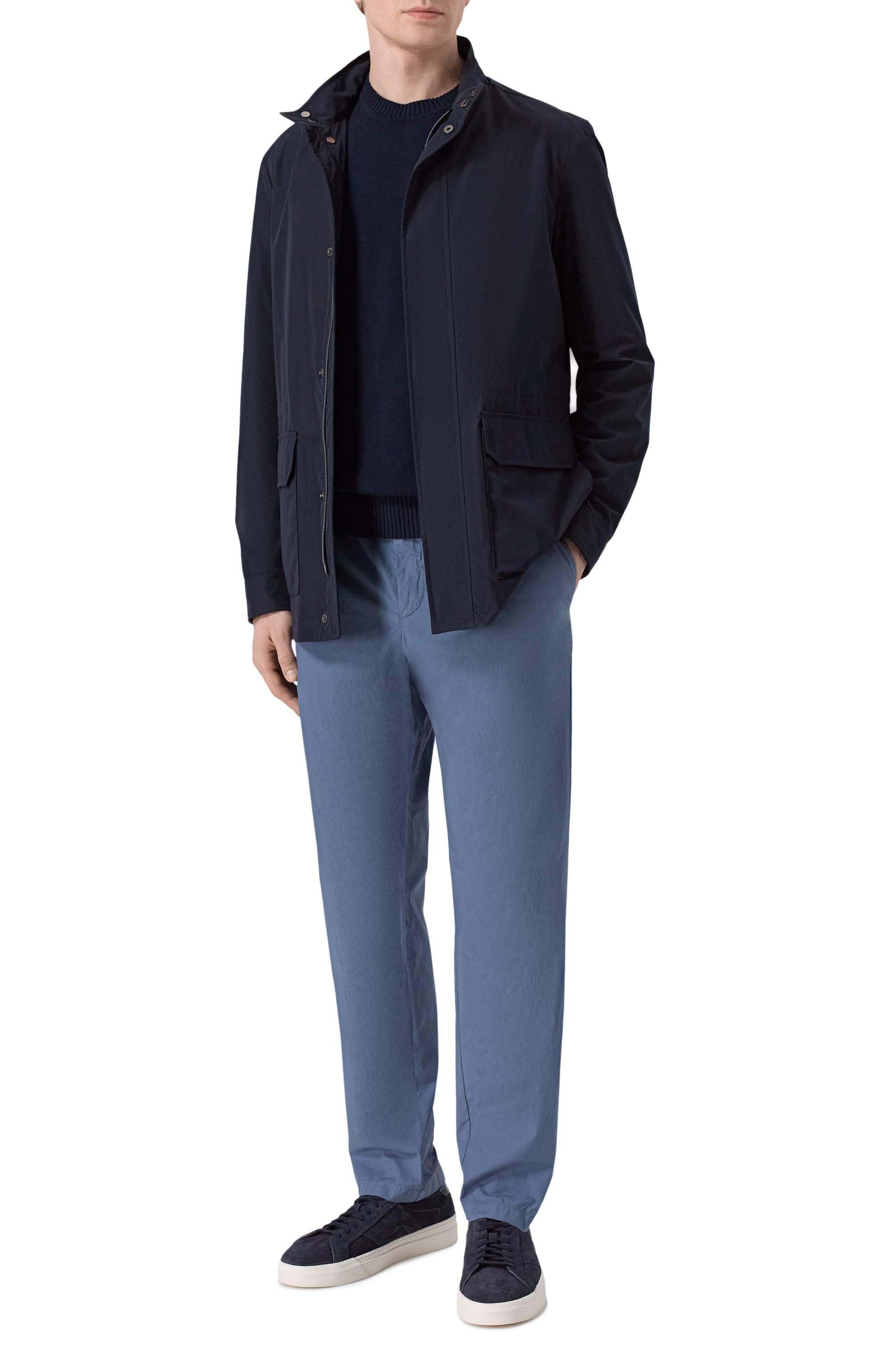 Хлопковые брюки PAUL&SHARK, арт. 25414024, фото 2