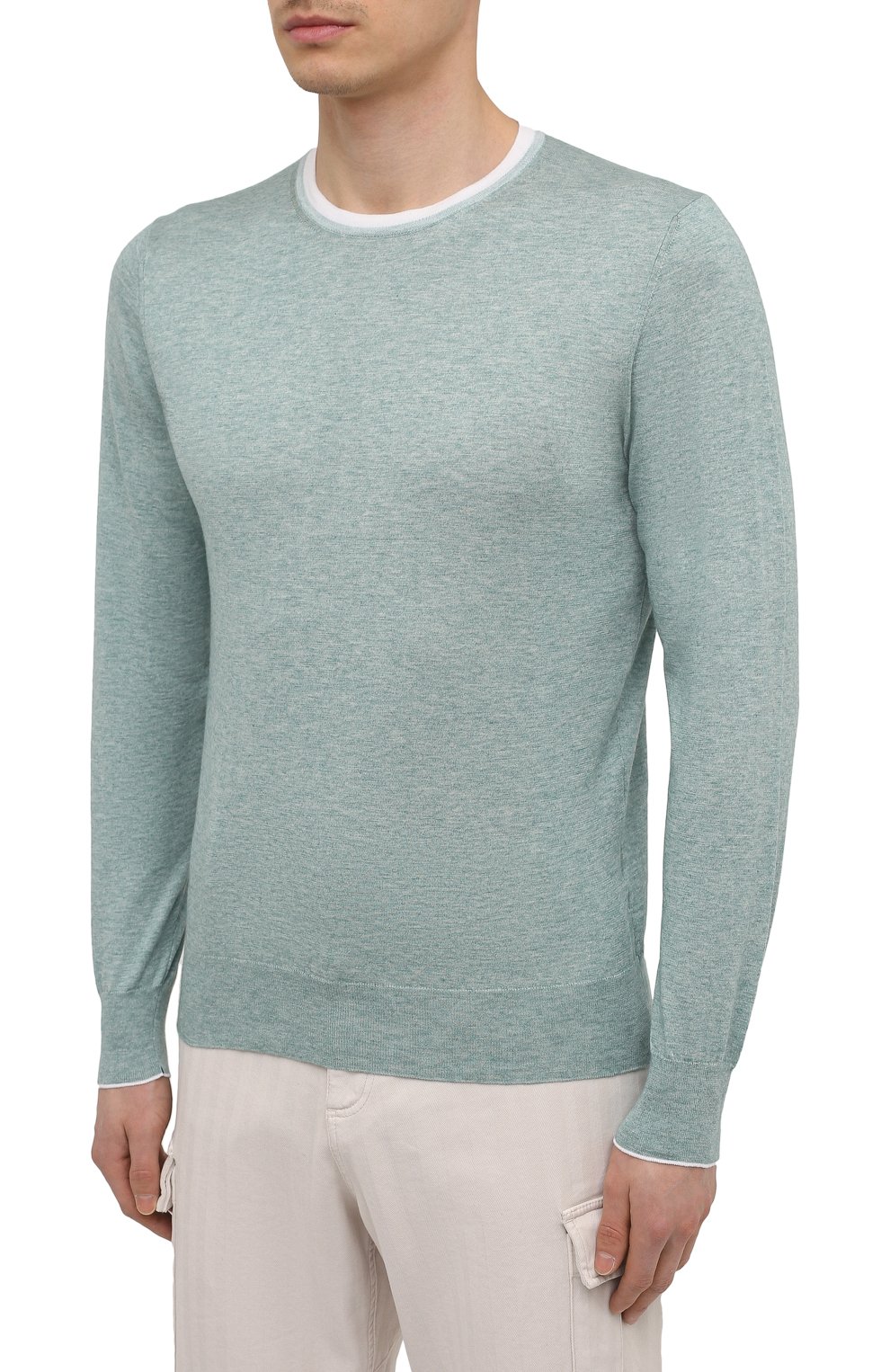 Джемпер из хлопка и кашемира FIORONI, арт. MK22609A3, фото 3