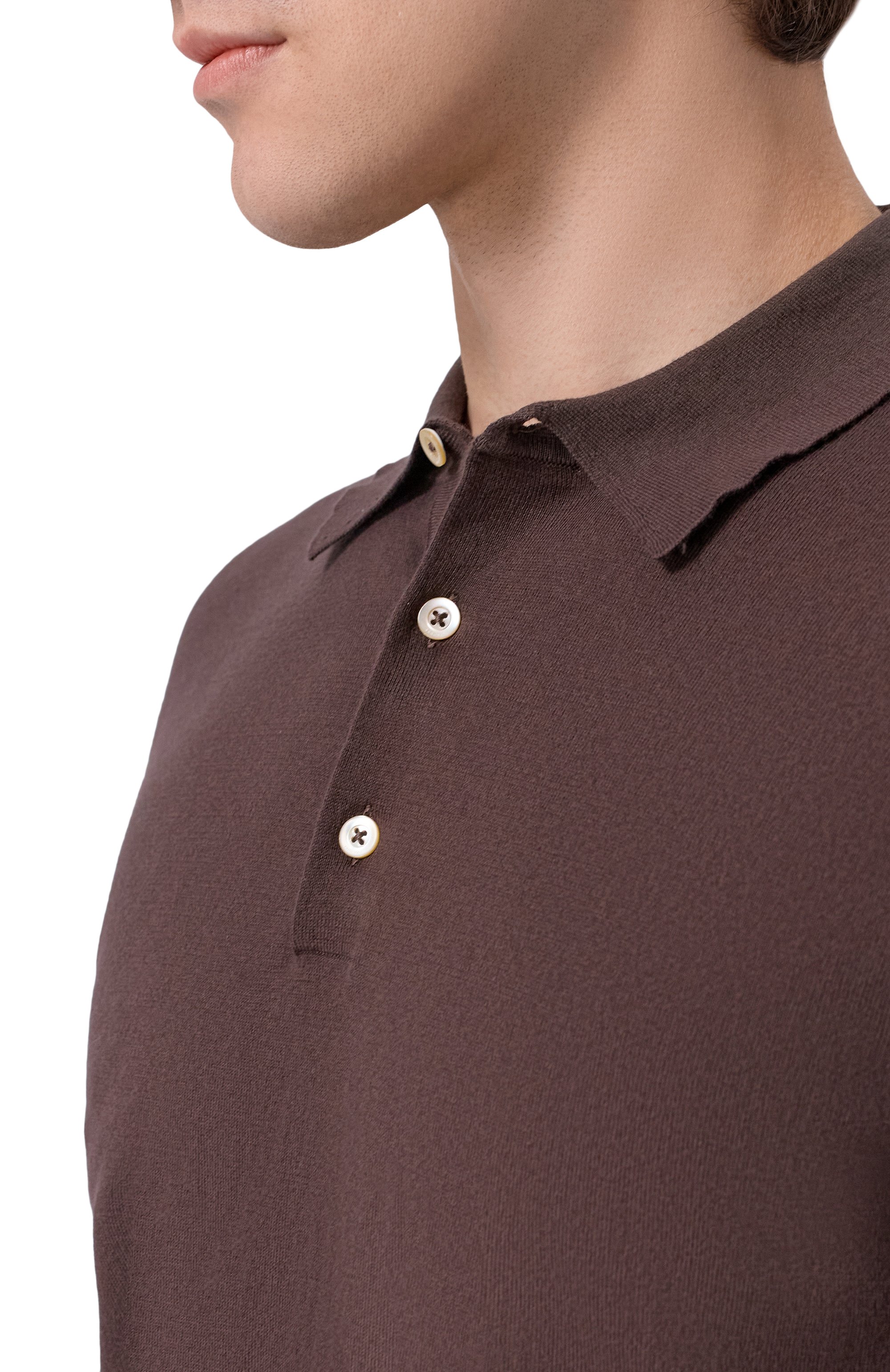 Хлопковое поло BOGLIOLI, арт. 91303T/SA0803, фото 5