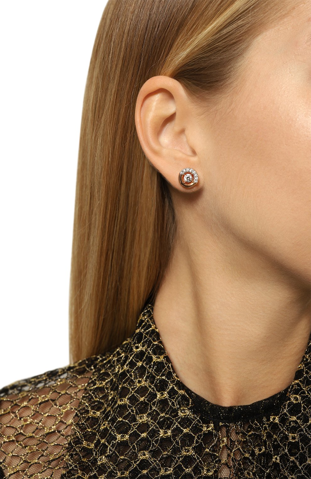 Серьги dextera SWAROVSKI золотого цвета по цене 18300 руб., арт. 5692258, фото 2 Серьги dextera SWAROVSKI, арт. 5692258, фото 2