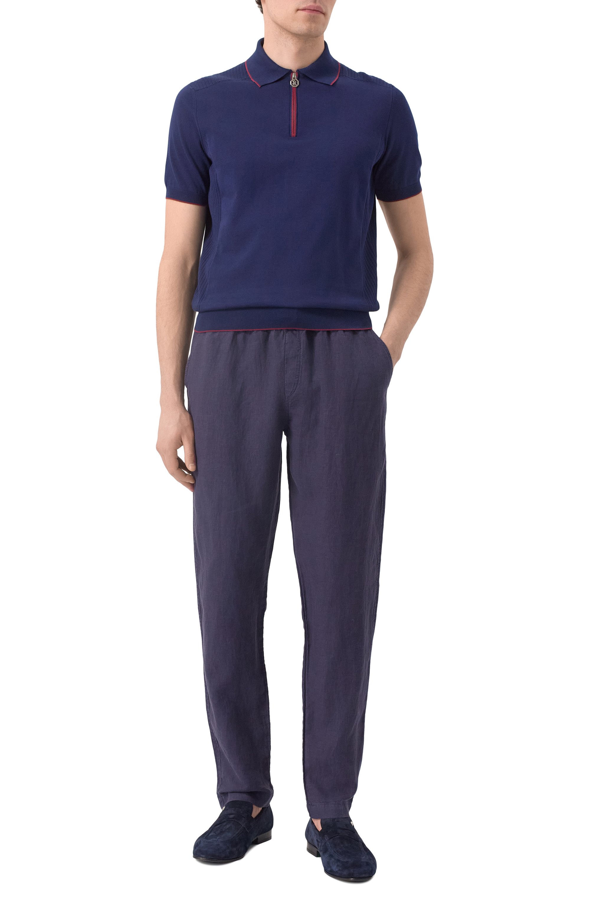 Хлопковое поло STEFANO RICCI, арт. K616410P31/F25116, фото 2