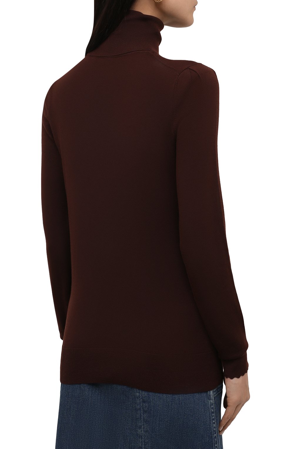 Шерстяная водолазка CHLOÉ, арт. CHC21WMP01530, фото 4