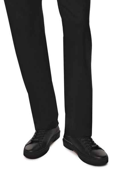 Кожаные кеды BOSS, арт. 50485241, фото 3