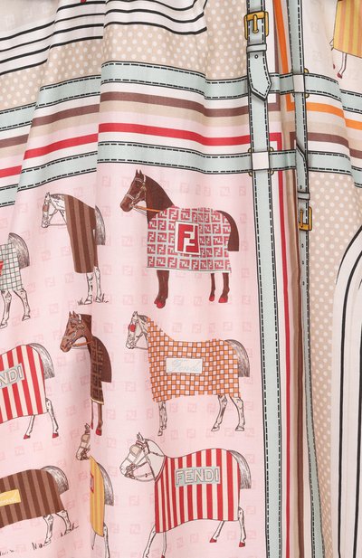 Платье из хлопка и шелка FENDI, арт. JFB838/AVVY/3A-6A, фото 3