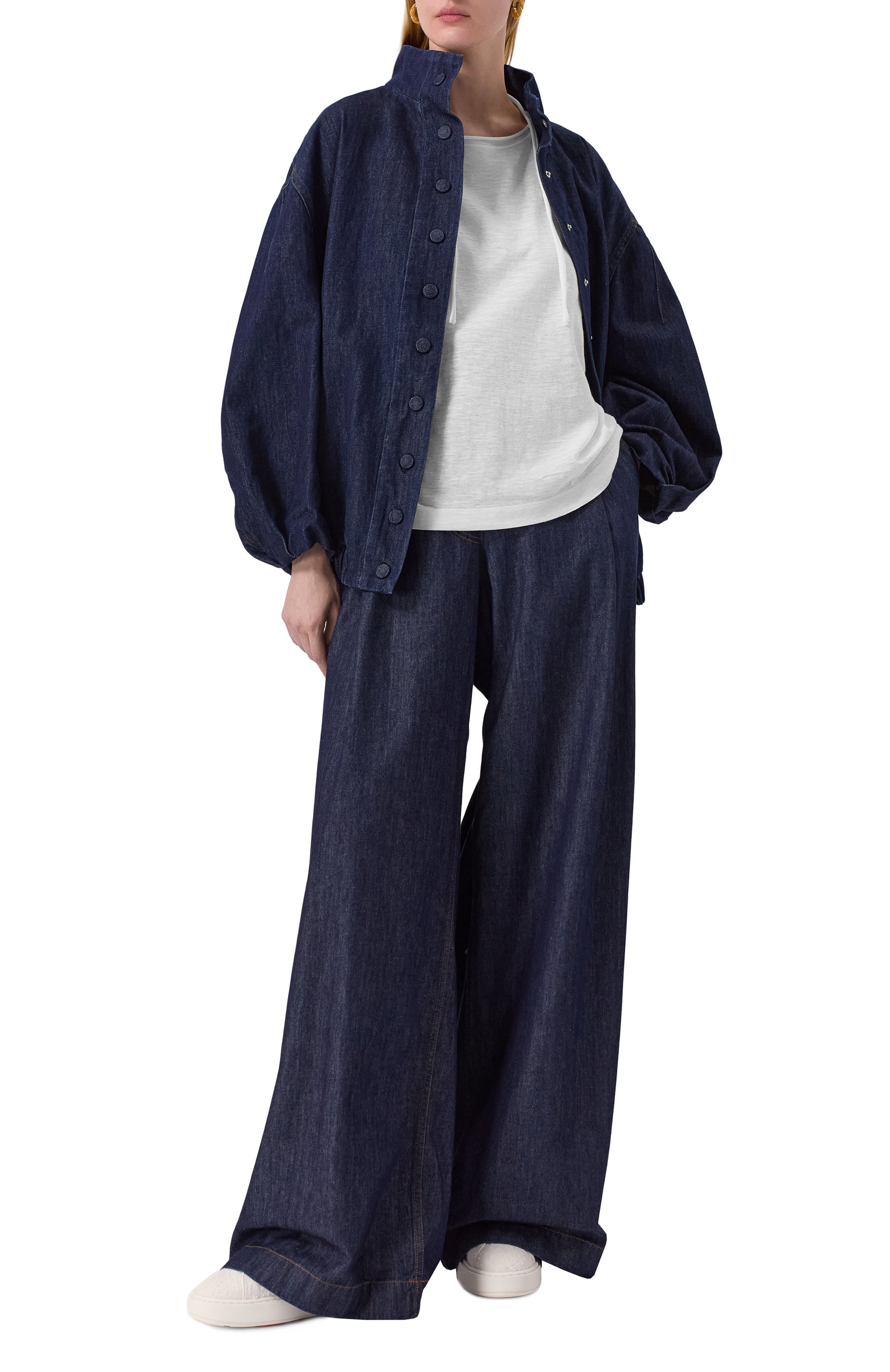 Футболка изо льна и хлопка GIORGIO ARMANI, арт. GW001201/AF15967, фото 2