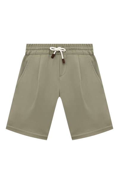 Хлопковые шорты BRUNELLO CUCINELLI, арт. BS443P596A, фото 1