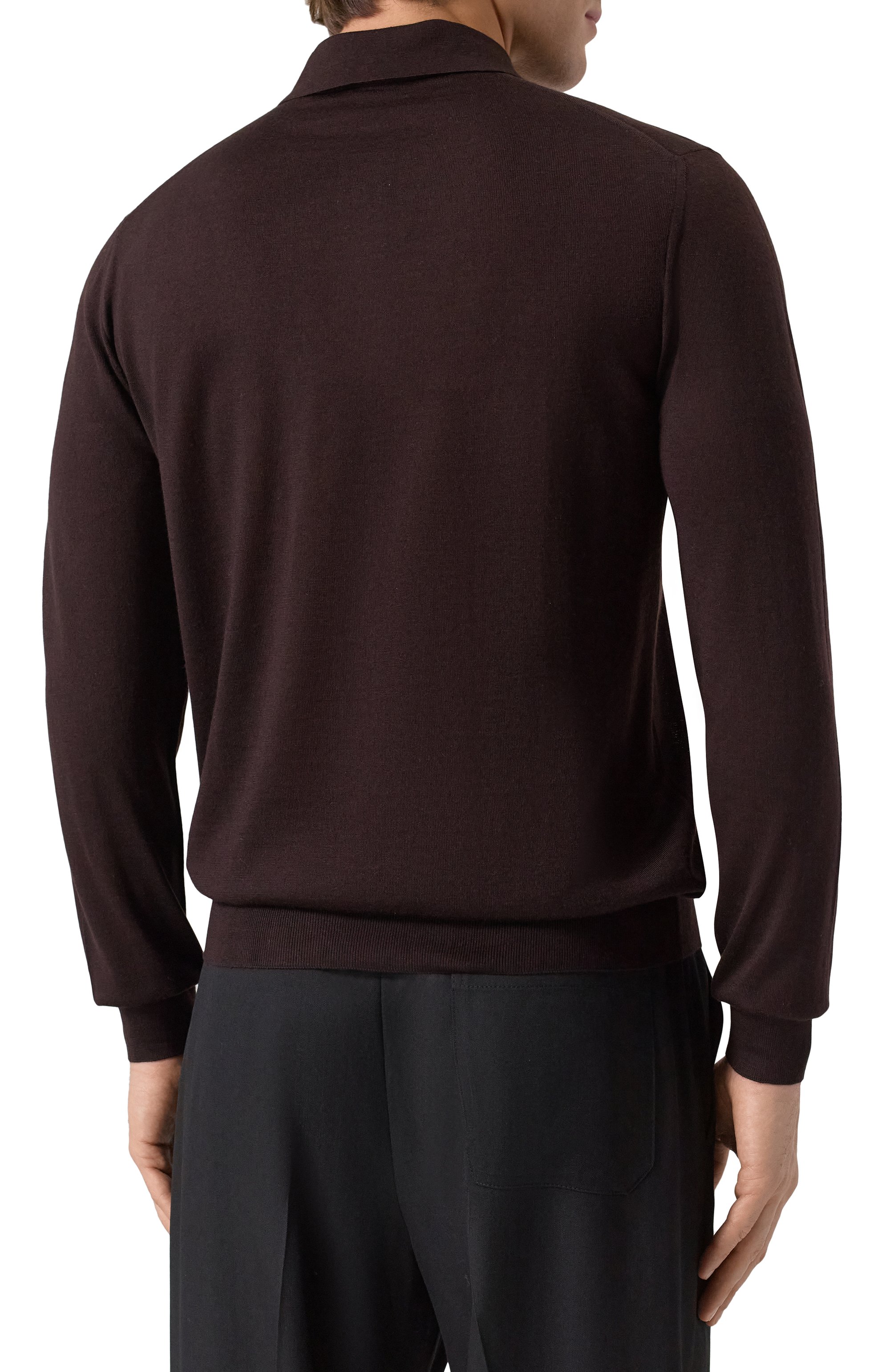 Поло из кашемира и шелка FEDELI, арт. MU007091, фото 4