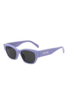 Женские солнцезащитные очки CELINE EYEWEAR фиолетового цвета, арт. CL40197U 78A | Фото 1 (Региональные ограничения белый список (Axapta Mercury): Не проставлено; Нос: Не проставлено; Материал: Пластик; Тип очков: С/з; Оптика Гендер: оптика-женское; Очки форма: Cat-eye)