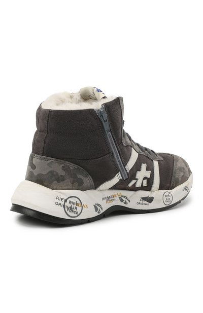 Высокие кроссовки из кожи PREMIATA WILL BE, арт. ARTHUR-M/11-181493-M/JUN, фото 3