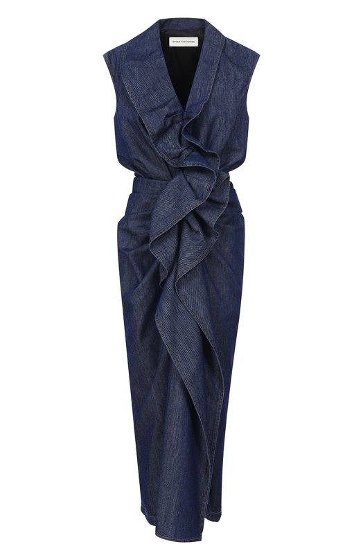 Джинсовое платье Dries Van Noten 131079/3386 Синий 131079/3386