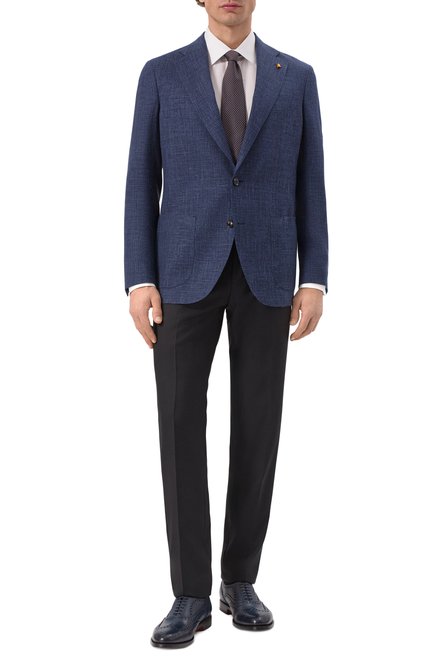 Мужской пиджак из шерсти и шелка SARTORIA LATORRE, арт. EF74/UH0384