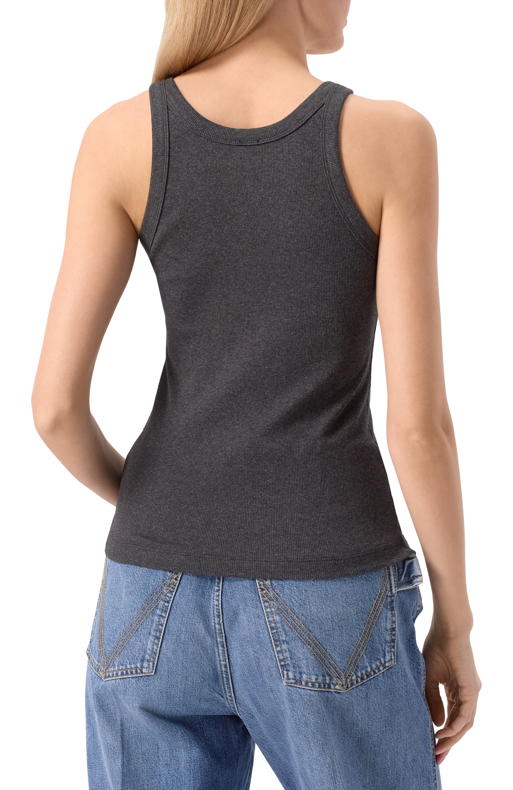 Хлопковая майка TOTEME, арт. 243-WRT1129-FB0246, фото 4