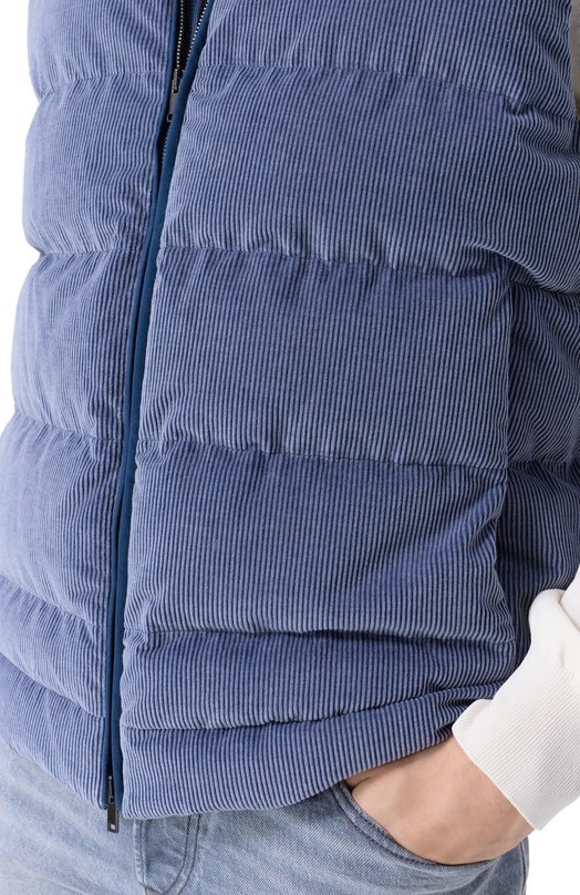 Вельветовый жилет MVST M25.1MM.0013_001 Голубой  M25.1MM.0013_001 Фото 5