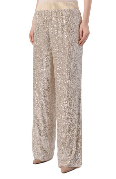 Брюки с отделкой пайетками BOSS ORANGE, арт. 50548327, фото 3