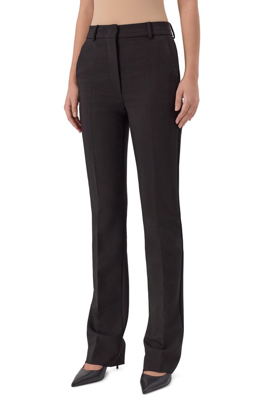 Брюки из вискозы Sportmax FETTA Чёрный  FETTA Фото 3
