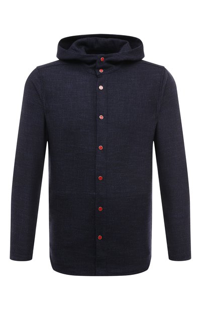 Мужская рубашка из шерсти и шелка KITON, арт. UMCPETEK0170E04