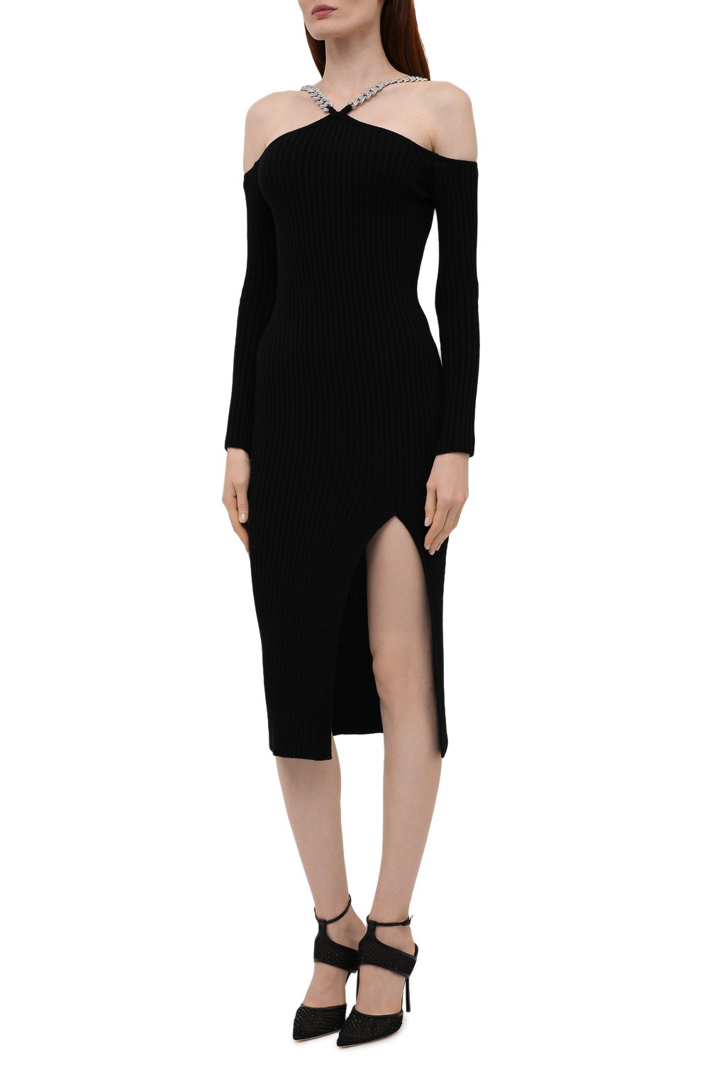 Платье из шерсти и шелка GIUSEPPE DI MORABITO, арт. PF21083KN-146, фото 3