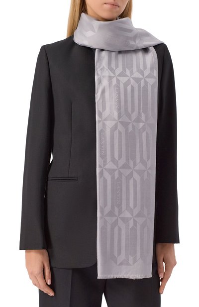 Палантин из шелка и шерсти LANVIN, арт. 6L7020J5754, фото 2