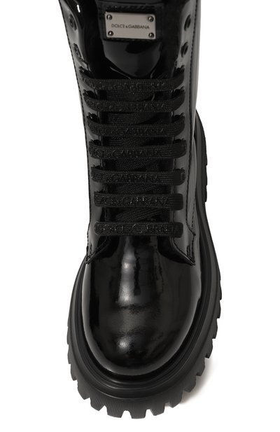 Кожаные ботинки DOLCE & GABBANA, арт. D11220/A3B70/29-36, фото 4