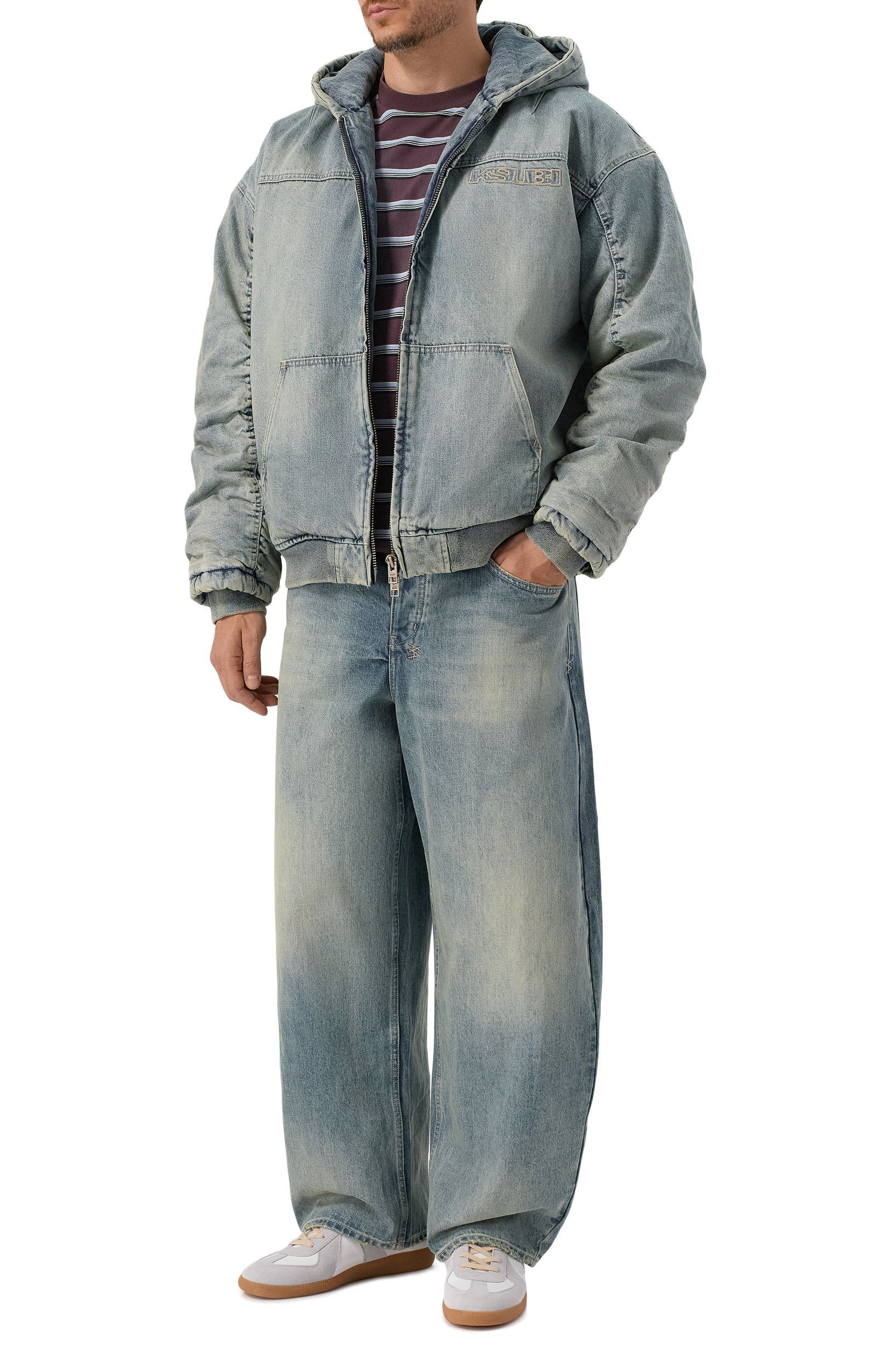 Джинсовый бомбер KSUBI, арт. MPF26JK005, фото 2