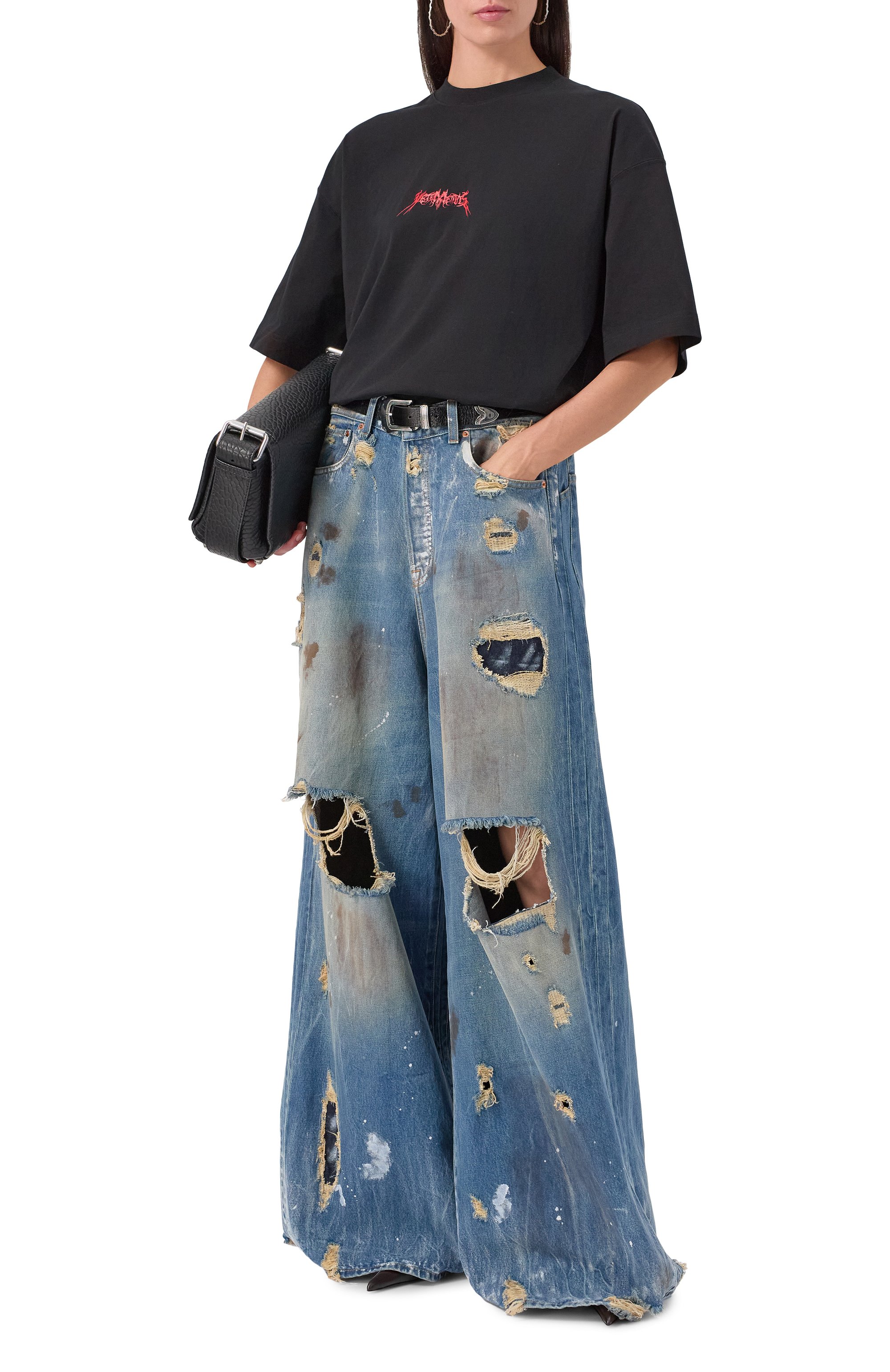 Хлопковая футболка VETEMENTS, арт. UH76TR600B/1000 LIGHT JERSEY, фото 5