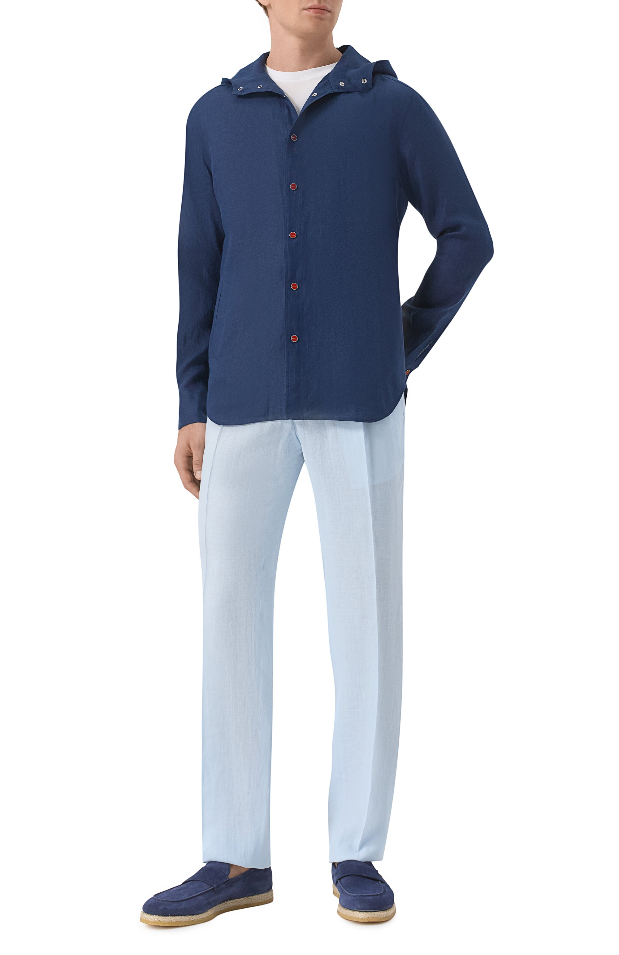 Льняная рубашка KITON, арт. UMCMARH0928610, фото 2