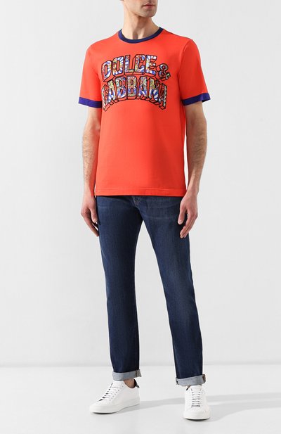 Хлопковая футболка  DOLCE & GABBANA, арт. G8HV4T/HH7QP, фото 2
