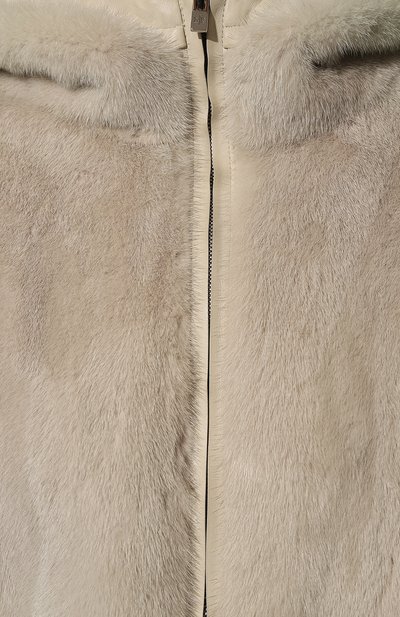 Двусторонняя шуба из норки LORO PIANA, арт. FAF3994, фото 5