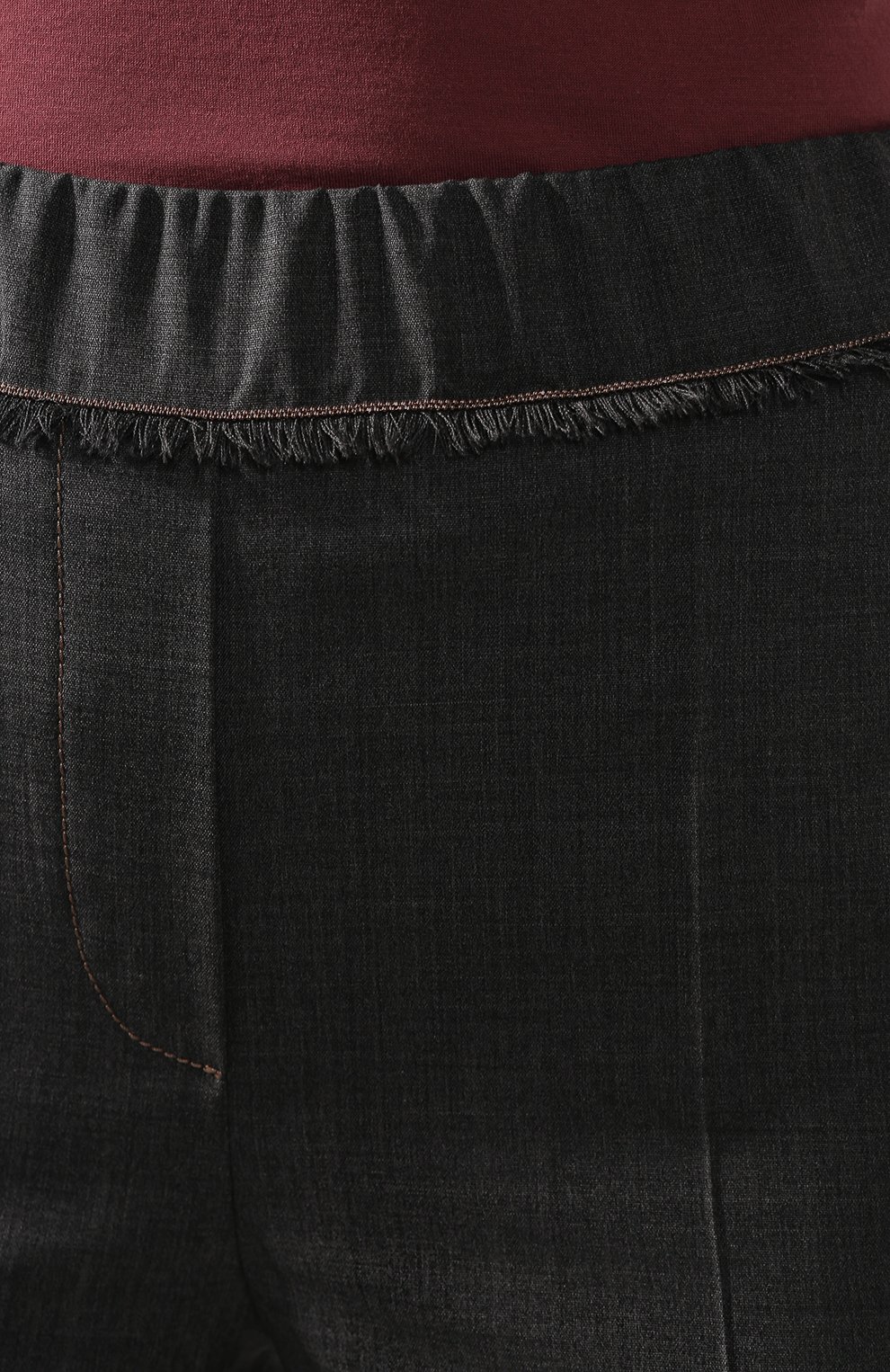 Шерстяные брюки BRUNELLO CUCINELLI, арт. M0H61P6897, фото 5