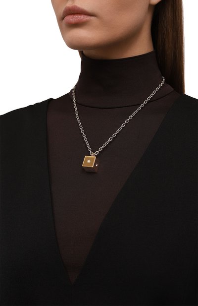 Подвеска на цепочке MARNI золотого цвета по цене 35150 руб., арт. C0MV0434A0 M2000, фото 2 Подвеска на цепочке MARNI, арт. C0MV0434A0 M2000, фото 2