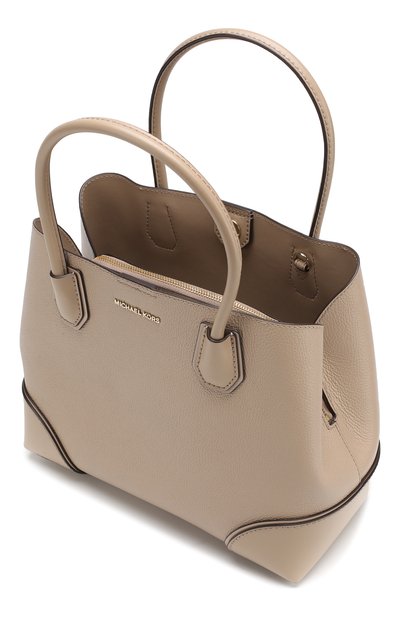 Сумка mercer gallery medium MICHAEL MICHAEL KORS бежевого цвета по цене 44200 руб., арт. 30F8TZ5T6T, фото 4 Сумка mercer gallery medium MICHAEL MICHAEL KORS, арт. 30F8TZ5T6T, фото 4