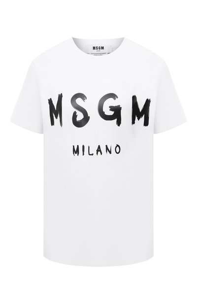 Женская хлопковая футболка MSGM, арт. 3041MDM60 217298