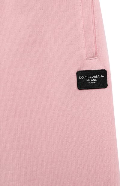 Хлопковые джоггеры DOLCE & GABBANA, арт. L5JPD7/G7M4V/8-14, фото 3