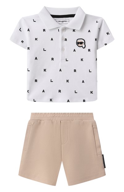 Комплект из поло и шорт KARL LAGERFELD KIDS, арт. Z30501, фото 1