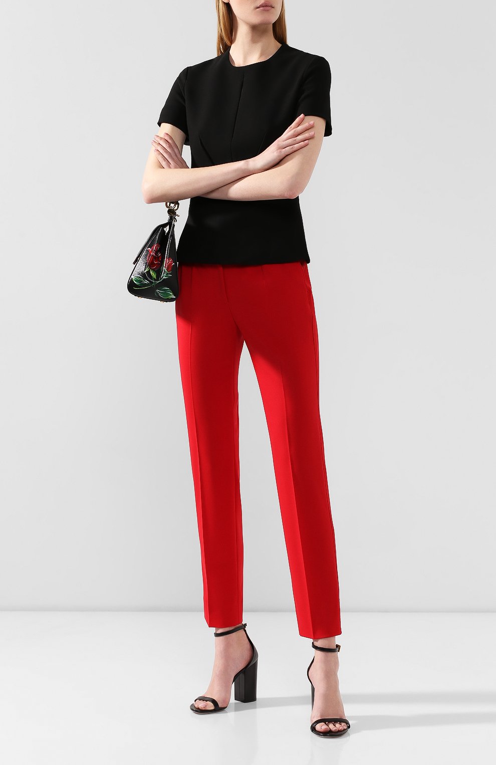 Шерстяные брюки DOLCE & GABBANA, арт. FTAM2T/FUBEI, фото 2