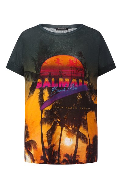 Женская футболка с принтом BALMAIN, арт. RF11126/I071