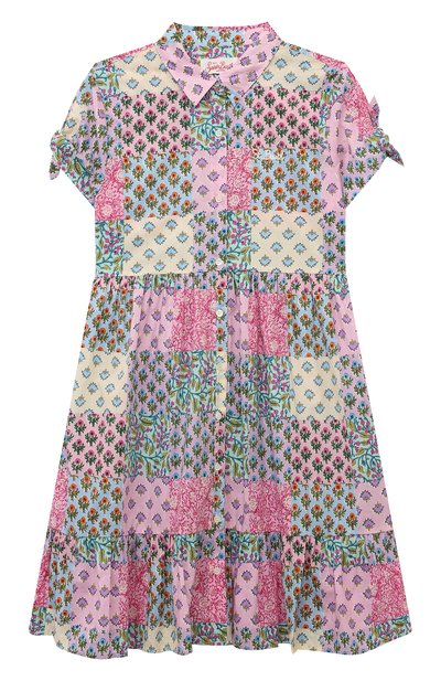 Хлопковое платье-рубашка MC2 SAINT BARTH, арт. STBK QUEENIE/QUN0001, фото 1