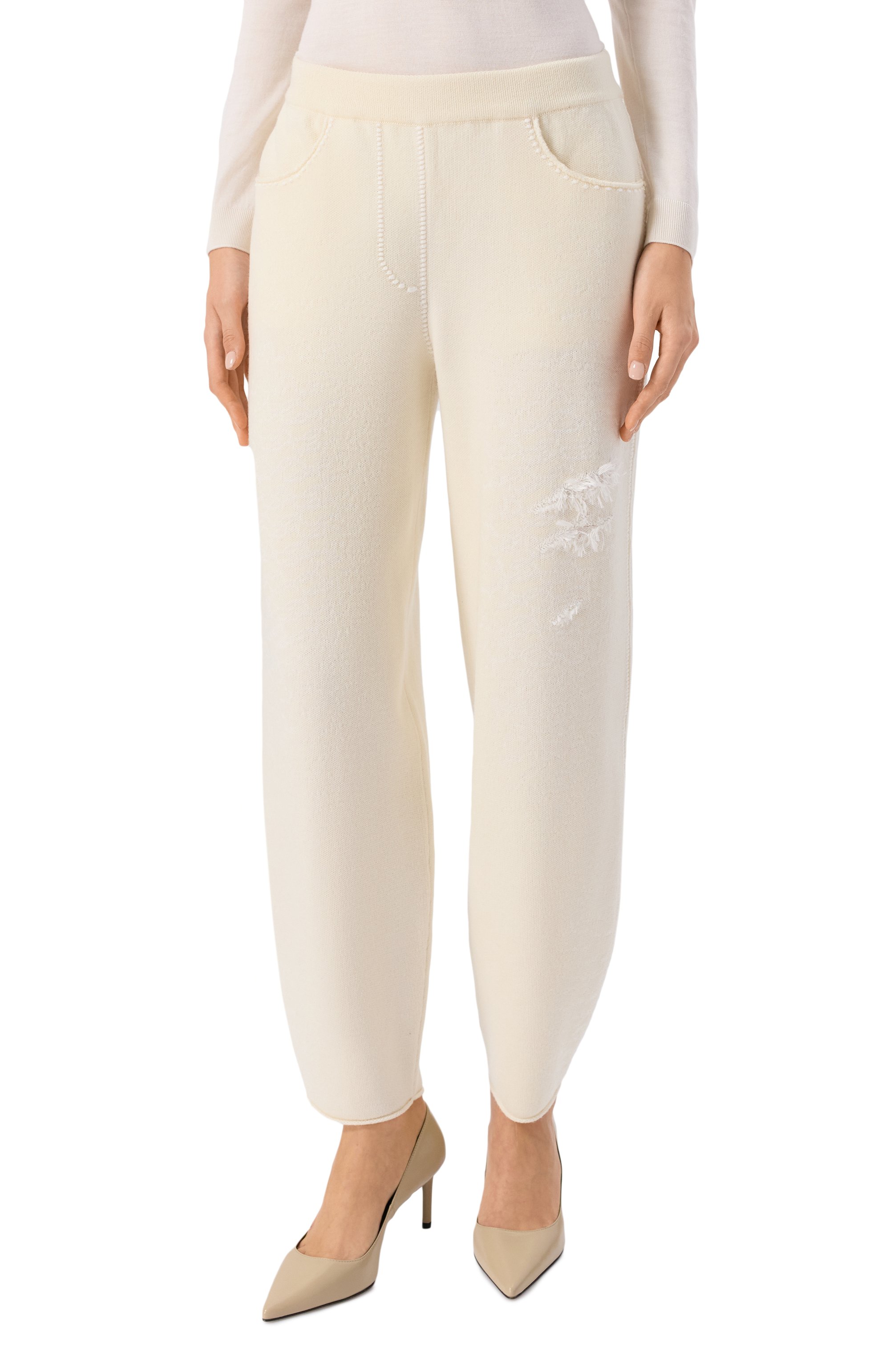 Брюки из шерсти и хлопка AND THE BRAND, ар�т. W26-P074-1202-101, фото 3