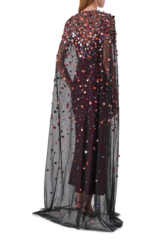 Накидка Elie Saab J0154NP25/BE038 Чёрный  J0154NP25/BE038 Фото 4