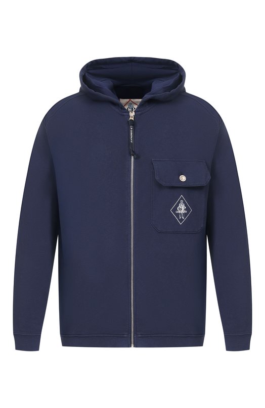 Хлопковая толстовка C.P. Company 20CMSS189A/110337G Синий 20CMSS189A/110337G
