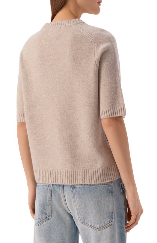 Кашемировый пуловер Loulou de Saison DARA Бежевый  DARA Фото 4