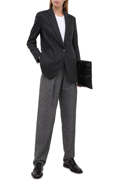 Шерстяной жакет EMPORIO ARMANI темно-серого цвета по цене 104500 руб., арт. 9NG30T/92109, фото 2 Шерстяной жакет EMPORIO ARMANI, арт. 9NG30T/92109, фото 2