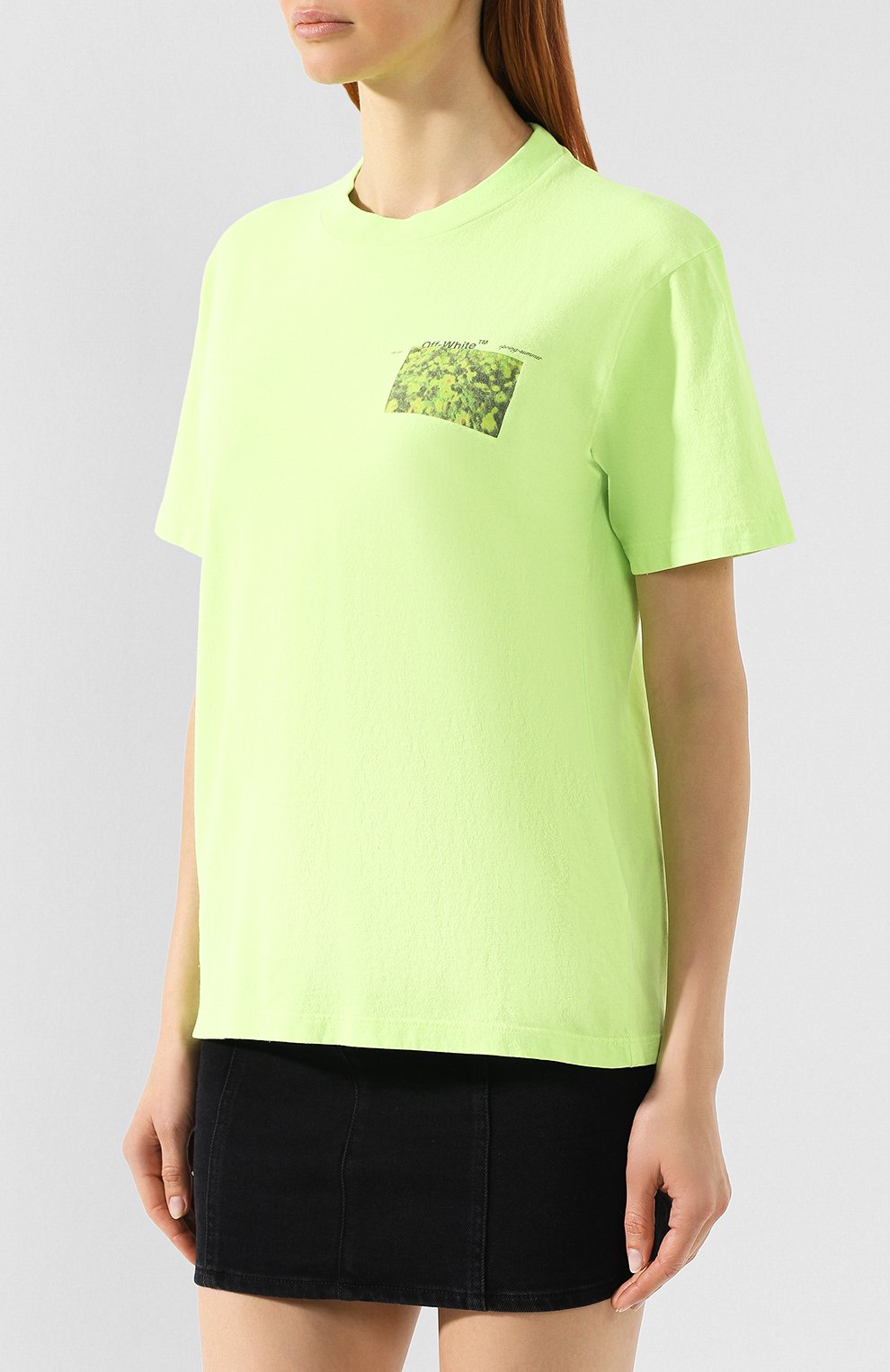 Хлопковая футболка OFF-WHITE, арт. 0WAA049S19D960786288, фото 3