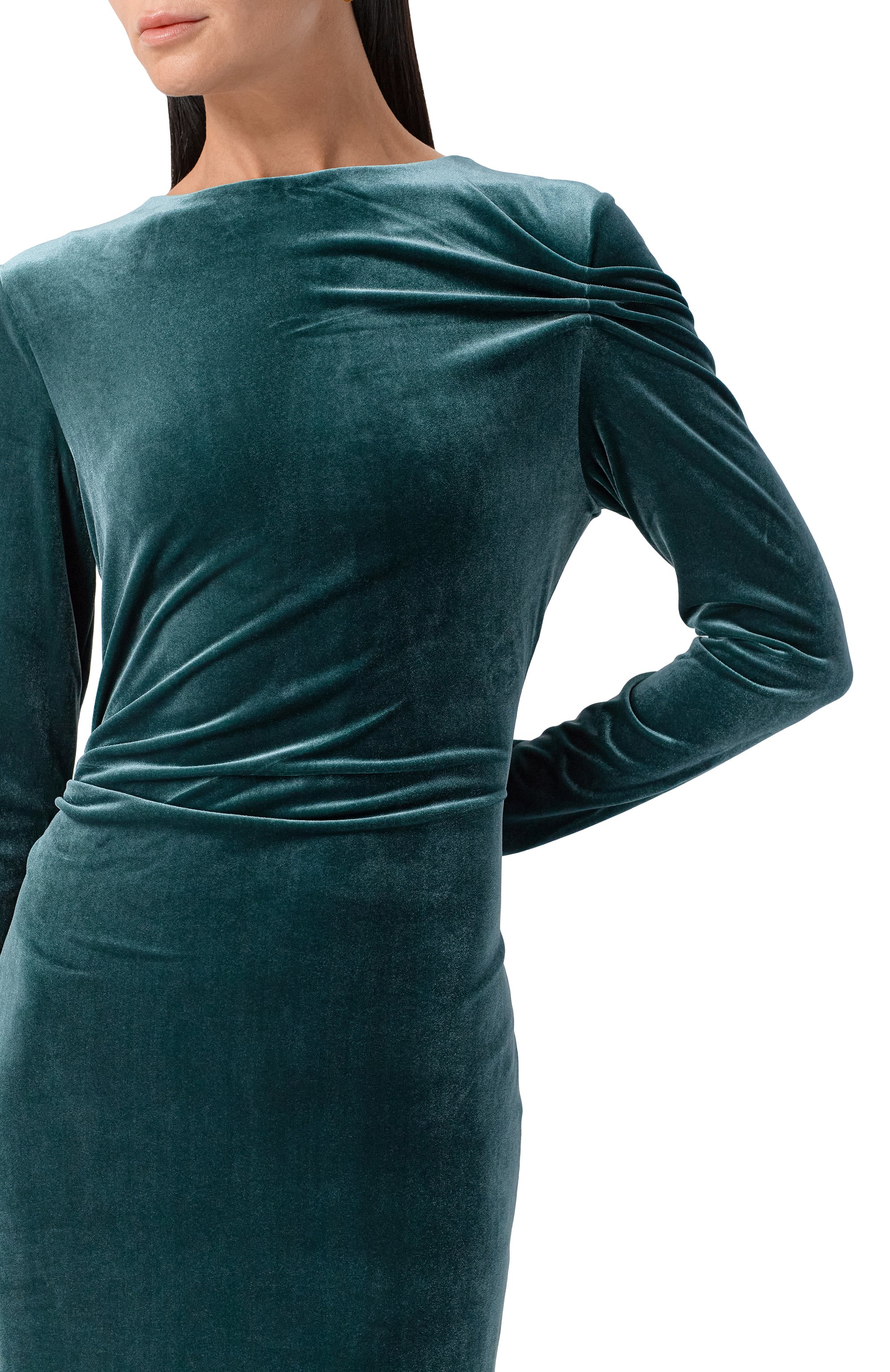 Бархатное платье HUGO, арт. 50547364, фото 4