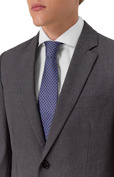 Шелковый галстук CANALI фиолетового цвета по цене 21000 руб., арт. 18/HJ04411, фото 2 Шелковый галстук CANALI, арт. 18/HJ04411, фото 2