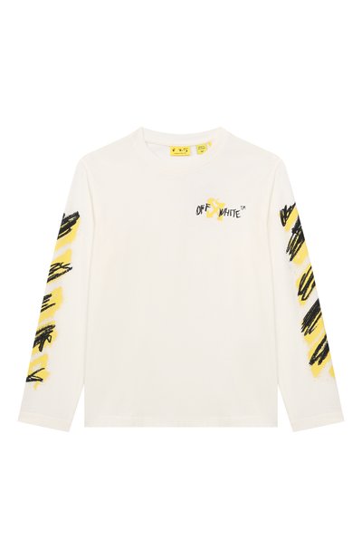 Хлопковый лонгслив OFF-WHITE, арт. 0BAB001S26JER002